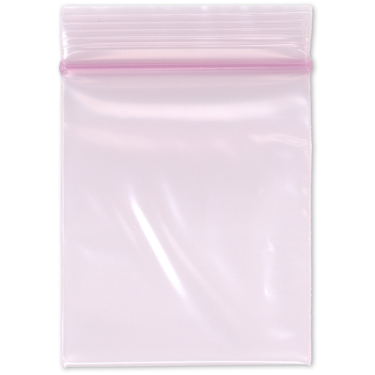 Plymor 2.5" x 3" (Pack of 100), 4 Mil Heavy Duty Anti-Static Zipper Reclosable Plastic Bags